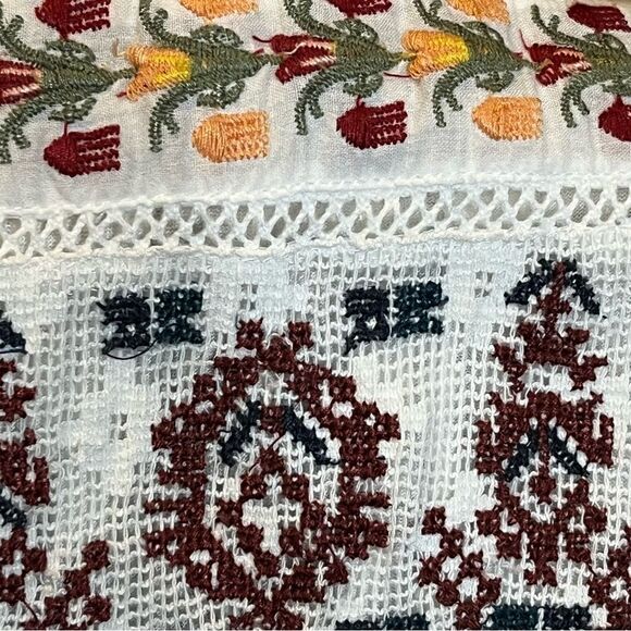 Free People Cream Sleeveless Embellished Blouse - Picture 13 of 15